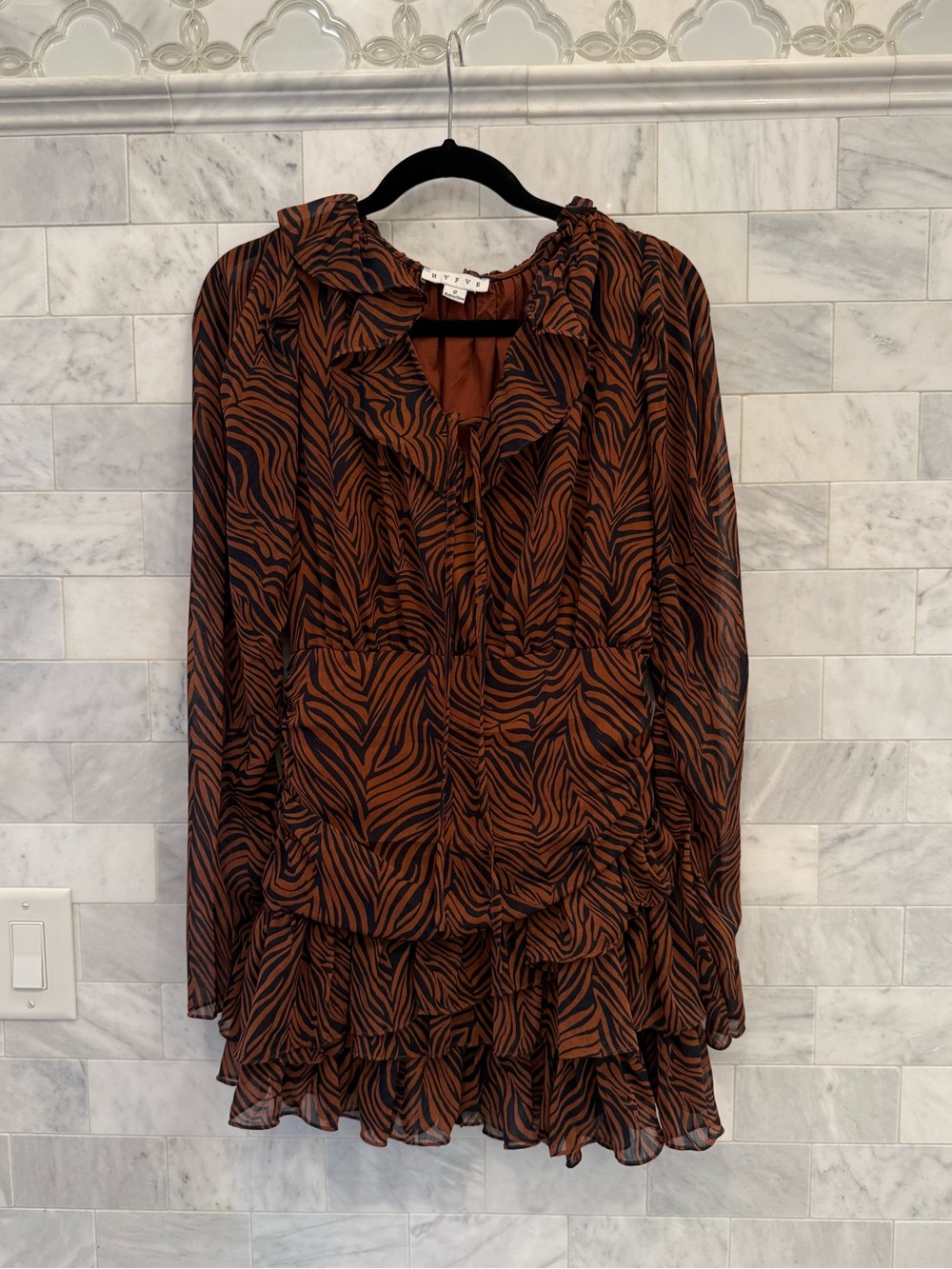 animal print dress